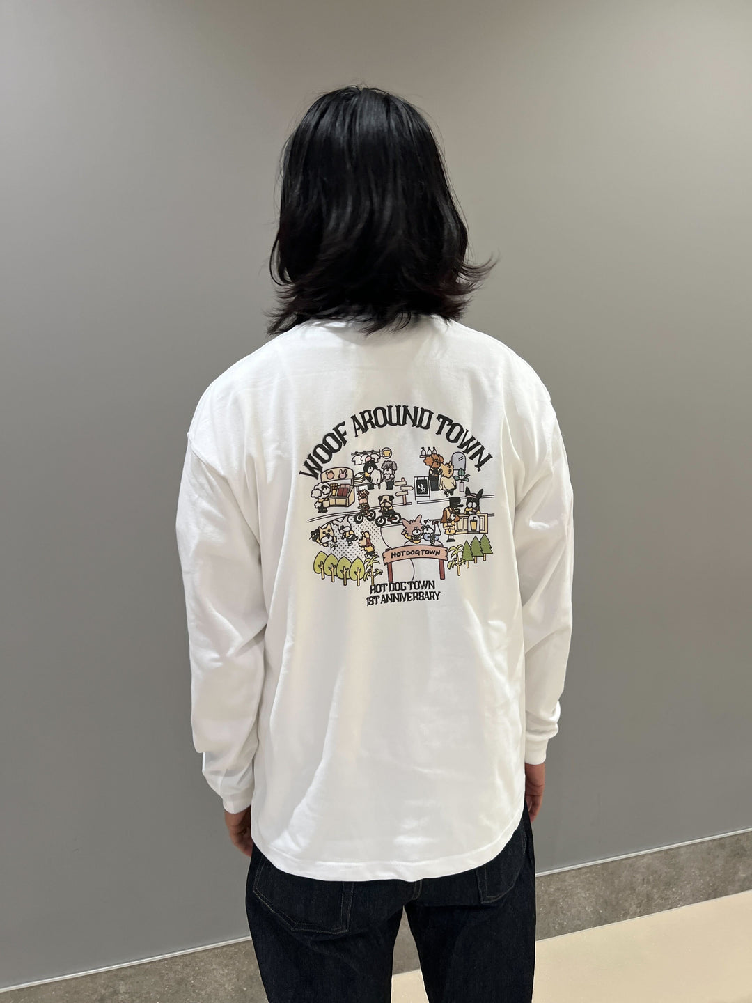 [HOT DOG TOWN Ariake 1周年記念] I'm Dogger LONG SLEEVE TEE