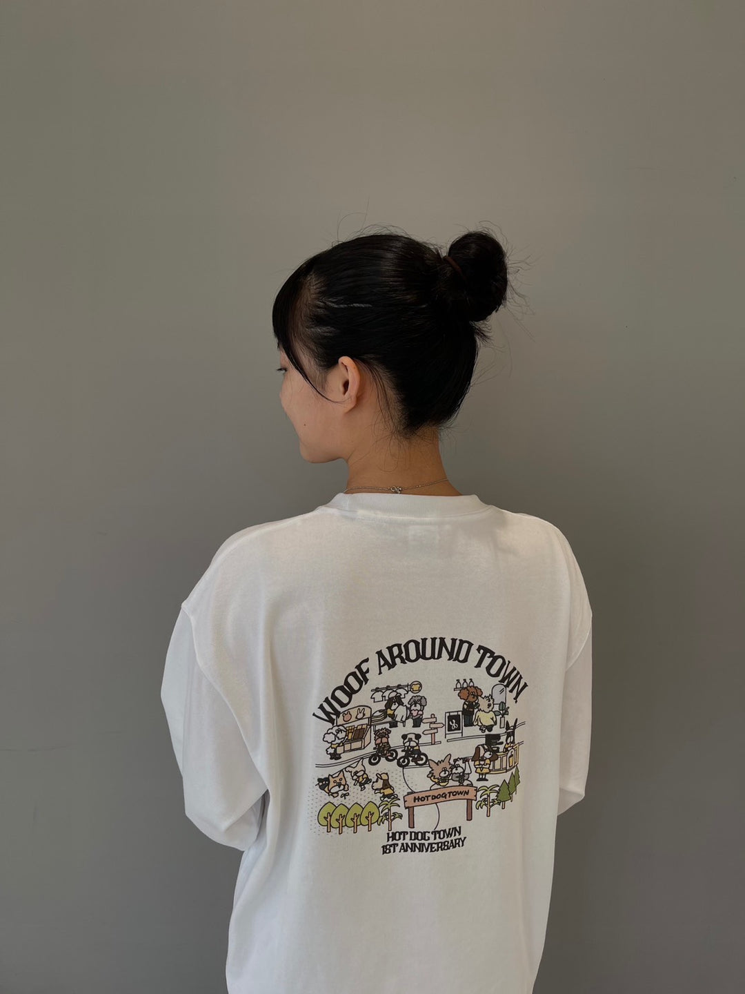 [HOT DOG TOWN Ariake 1周年記念] I'm Dogger LONG SLEEVE TEE