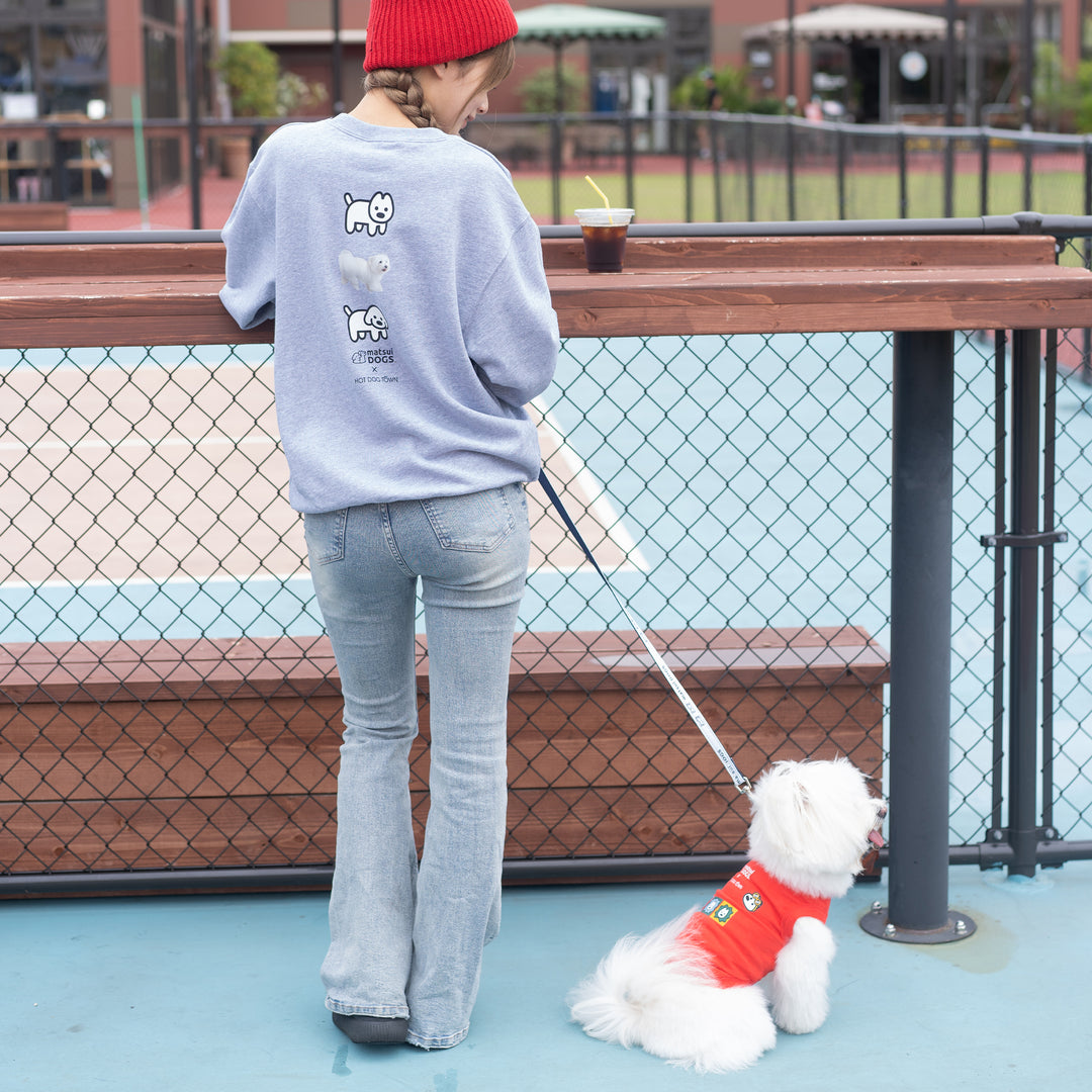 My DOG meets matsui DOGS- SWEAT SHIRT