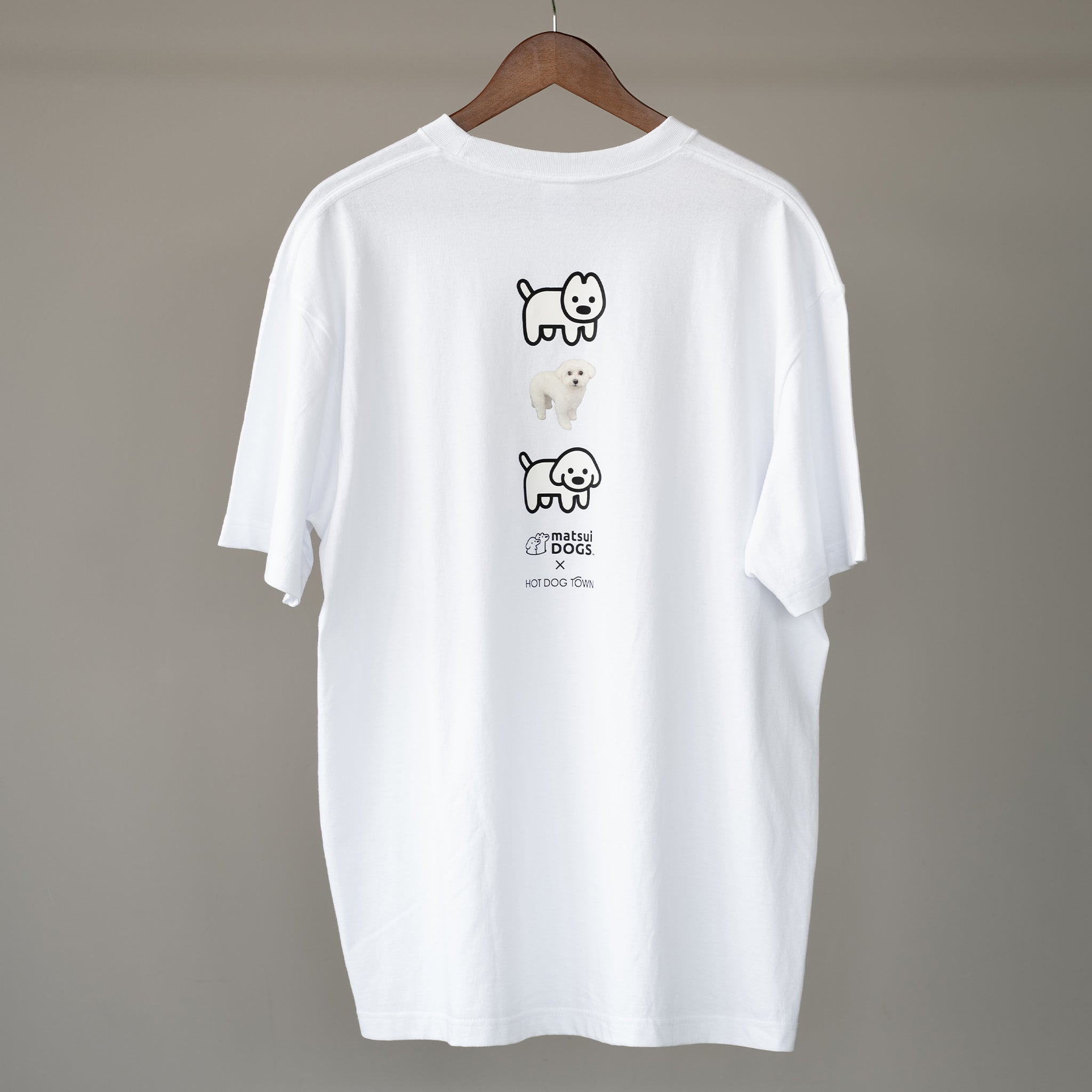 REIRIE DOG Tシャツ My DOG meets matsui DOGS- TEE – HOT DOG STUDIO